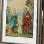Old religious prints in original frames Image 8