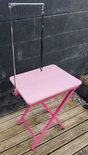 Dog grooming table