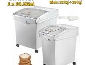 BRAND NEW Kitchen Container Ingredient Storage Bin W/ Wheel & Scoop