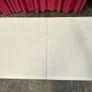 White Folding Adjustable Height Table 120 x 60 cm Image 2