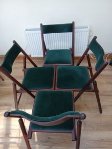 4 folding bridge chairs