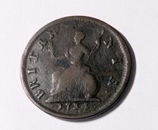 Farthing 1734. George 12