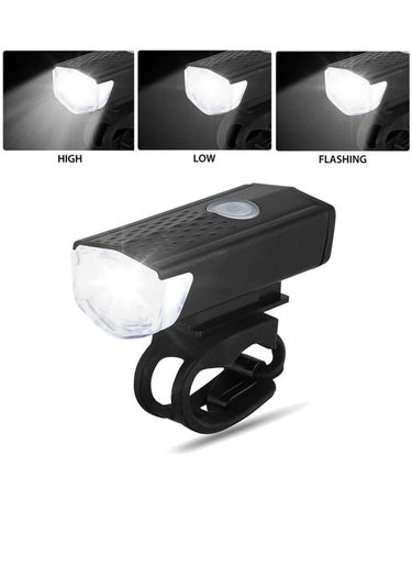 Bike Light Set, USB Rechargeable Super Bright LED Waterproof Headlight Front Lights and Back Rear Bike Lights, Adjustable Lighting Modes, Cycling Lights for Road & Mountain