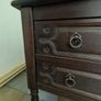 Antique wood bedside locker Image 5