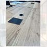 3.4M Oak High Meeting Table  & 10 High Stools Image 3