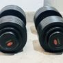 2 X 57.5 Kg Jordan Branded Dumbbells   115kg Total Image 4