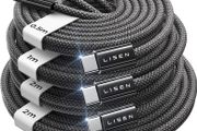 USB C to USB C Cable Charger 4-Pack [0.5/1/2/2M] for USBC to USBC Cable 60W C to Type C Charger Cables Fast Charging for iPhone 17 Pro Max 16 15 iPad Pro Air Samsung Galaxy S25 S24 Pixel Switch