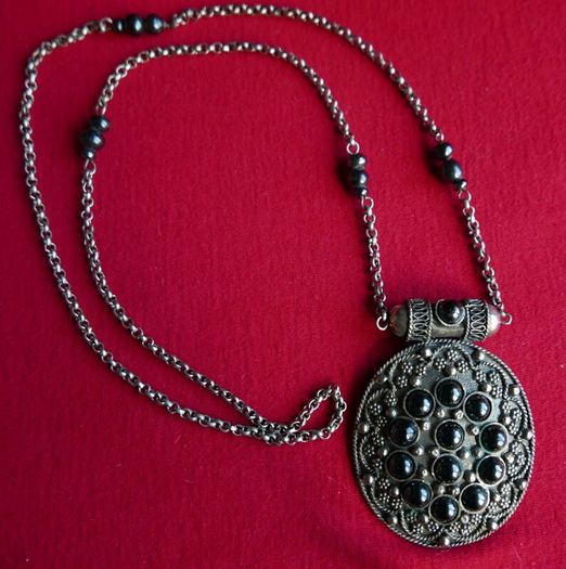 Vintage Large Medallion and Chain