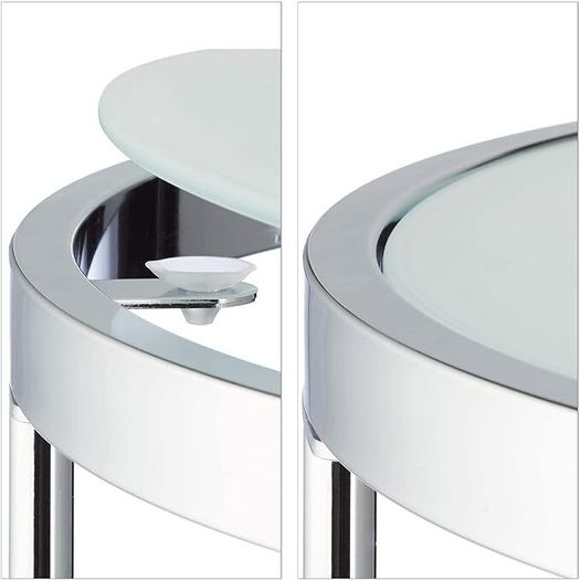 2 x Side Table Aluminium Design