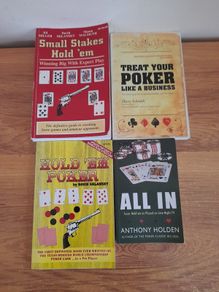 4 Poker Books Texas Holdem David Sklansky