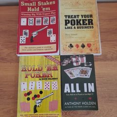 4 Poker Books Texas Holdem David Sklansky