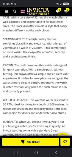 Invicta Pro Diver Watch