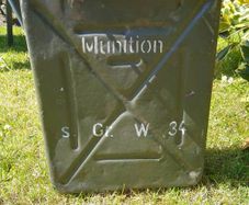 Saving Private Ryan German Mortar munitions box prop 1998