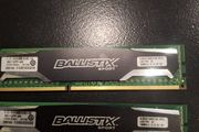 Crucial Ballistix Sport 16 Gb. 2 x 8Gb. 1600Mhz DDR 3