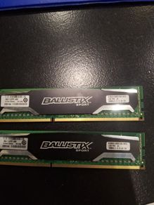 Crucial Ballistix Sport 16 Gb. 2 x 8Gb. 1600Mhz DDR 3