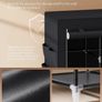 Clothes Wardrobe, Portable Closet, Garment Organiser Rack with 4 Hanging Rails, Shelves, 4 Side Pockets, 170 x 45 x 167 cm, Large Capacity for Bedroom, Living Room, Black Image 8