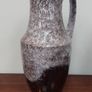 Fabulous Funky Retro Vintage Mid-Century Large One-Handled Fat Lava Vase, by SCHEURICH KERAMIK , Shape Number 407-35, Circa 1960s Image 7