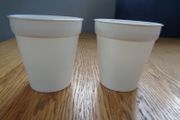 Plastic Cups x 2 for Sale
