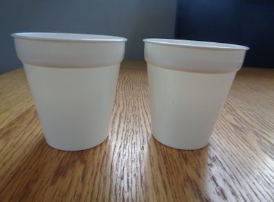 Plastic Cups x 2 for Sale