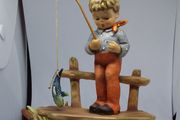 Vintage : Goebal Hummel Figurine - The Angler - First Issue 1995