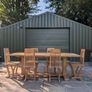solid ash dining table Image 2