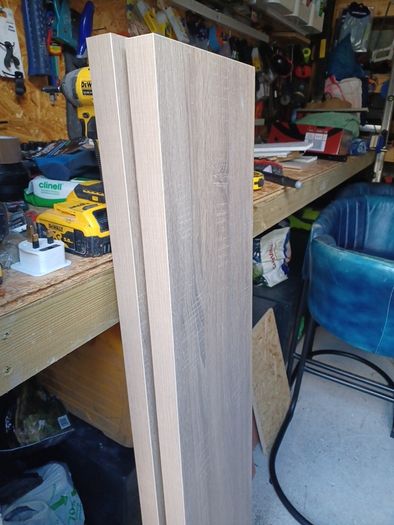 oak shelves