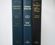 3 rare Esoteric Alice A. Bailey books