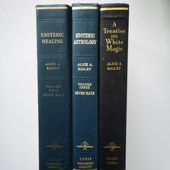 3 rare Esoteric Alice A. Bailey books
