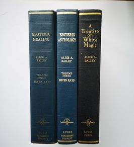 3 rare Esoteric Alice A. Bailey books
