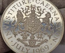 Charles Prince of Wales July 1969 Silver Proof Medal Investiture Caernarvon Scarce Medal