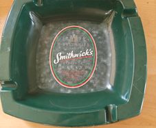 Smithwicks beer ale  melamine pub ashtray