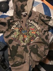 Turtles hoodie boys age 5-5