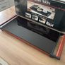 Vintage Russell Hobbs Hot Tray Plate Warmer Glass Mahogany Image 2