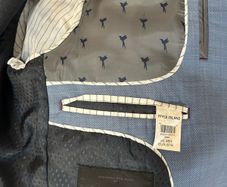 River Island Duck Egg Blue Three Piece Suit 38R / M / 30-32