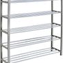 5 Tier Shoe Rack - Shoe Storage Organiser, Quick Assembly No Tools Required, Holds up to 15-20 pairs (L) 75.5cm x (W) 18.5cm x (H) 75.5cm MULTIPLE COLOURS AVAILABLE (FREE POSTAGE) Image 5