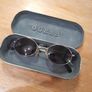 Vintage 90s Guess Sunglasses GU5017. Oval Wire Frame with Original Case. Image 2