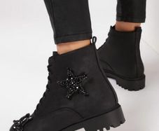 Dark Star Rebel Boots size 6 - ideal for festivals