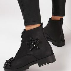 Dark Star Rebel Boots size 6 - ideal for festivals