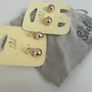 2 Pairs Rose Gold Earrings Image 5