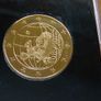 Italy euro coins set 24k Gold plated & Rhodium gilt Colosseum Rome medal limited edition Image 3