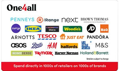 One4all Gift Cards 25% off