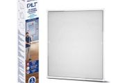 tesa Insect Stop FALT Foldable Aluminium Frame - Fly Screen with Adjustable Telescopic Frame - White - 80 cm x 80 cm to 140 cm x 140 cm