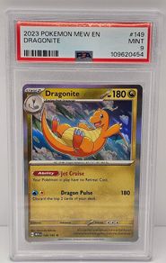 Pokemon TCG 2023 MEW EN-151 #149 Dragonite PSA Mint 9