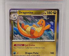 Pokemon TCG 2023 MEW EN-151 #149 Dragonite PSA Mint 9