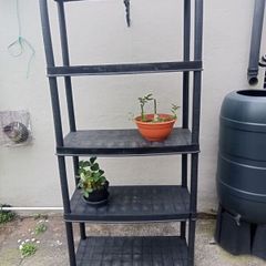 PRICE DROP, Plastic shelving 186cm X 83cm in perfect condition