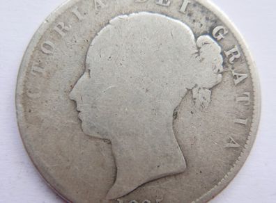 1885 Queen Victoria Silver Half Crown 13,5g