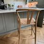 3 x Caseys Hugo Wishbone Bar Stools / RRP EUR806 Image 6