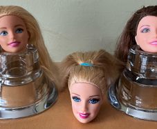 Barbie Doll Heads x 3