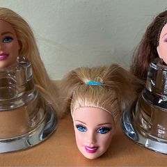 Barbie Doll Heads x 3