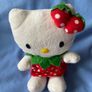 Hello Kitty Strawberry Collection Soft Toy by Ty Beanie Babies Image 3